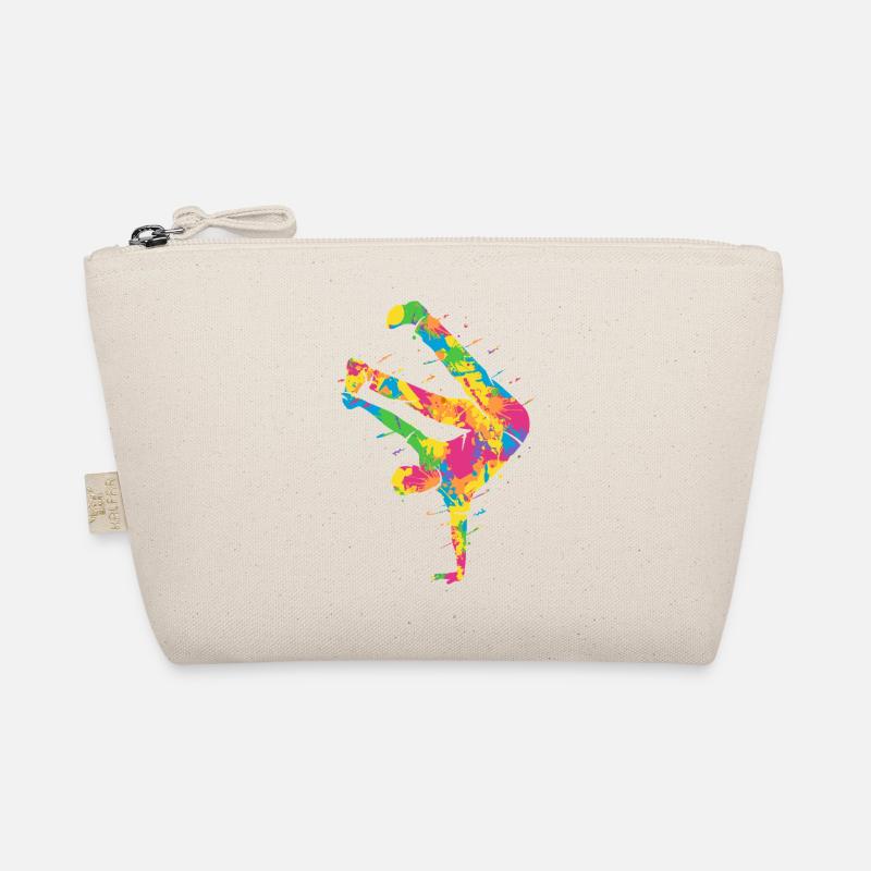 Breakdancing Bunt Breakdancer Jungen Breakdance - Bio-Täschchen - Natur