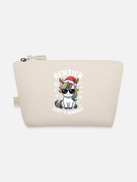 Renne licorne n’existe pas Vilain Noël - Trousse biologique - nature - Devant