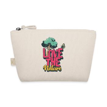 Love the Nature Liebe die Natur - Organic Pouch - nature - Front