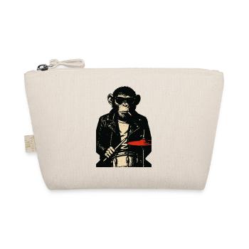 Chimp Rebel Drummer - Organic Pouch - nature - Front