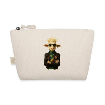 Punkgoat with star band - Organic Pouch - nature - Front