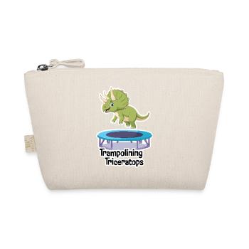 TRICERATOPS trampolining - Organic Pouch - nature - Front