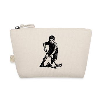 Floorball motif that works immediately - Organic Pouch - nature - Front