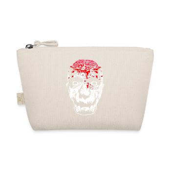 Bloody zombie face - Organic Pouch - nature - Front