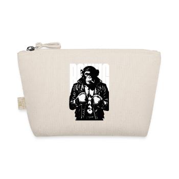 Singe Boxer Singe Rebelle en veste de boxe en cuir - Trousse biologique - nature - Devant
