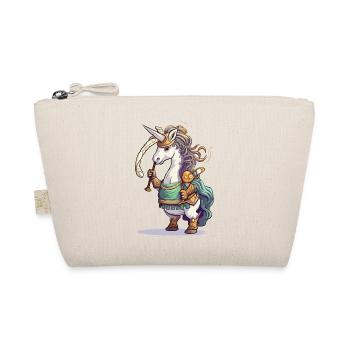Unicornenkrieger Dudelsack - Bio-Täschchen - Natur - Vorne