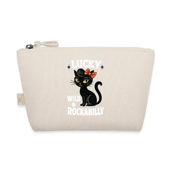 Rockabilly Black Cat Happy Wild Gift - Trousse biologique - nature - Devant