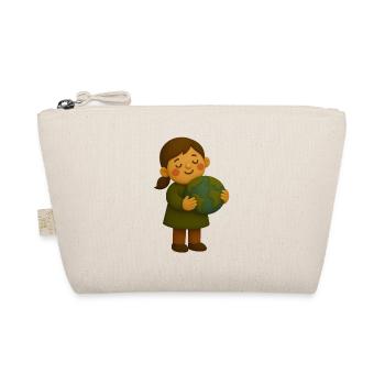 Petit écologiste avec le globe - Trousse biologique - nature - Devant