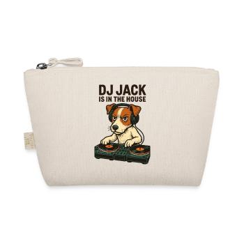 Jack Russell Terrier DJ Platines Cadeau Techno - Trousse biologique - nature - Devant
