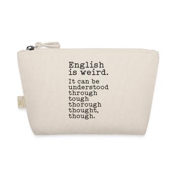 English is weird - Bio-Täschchen - Natur - Vorne