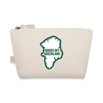Hands off Greenland! - Greenland / Grønland  - Organic Pouch - nature - Front