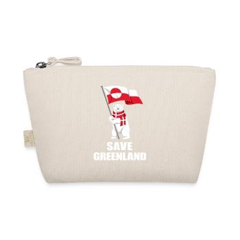 Polar Bear Flag Save Greenland - Trousse biologique - nature - Devant