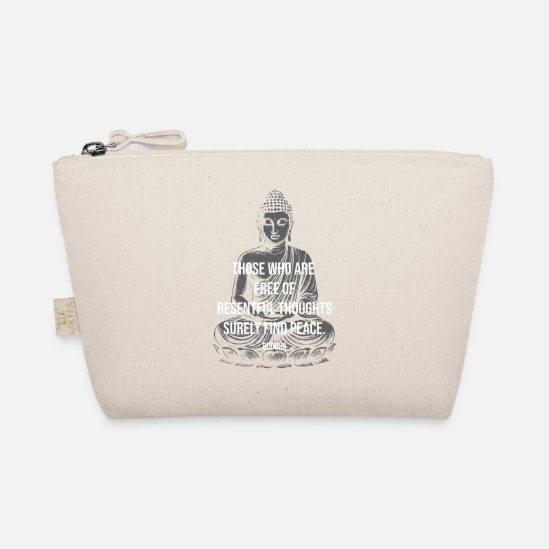Friedlicher Geist-Buddha-Zitat - Bio-Täschchen - Natur