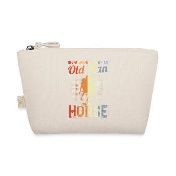 Rider grandfather - Organic Pouch - nature - Front