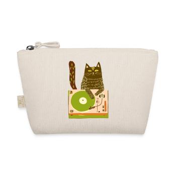 DJ chat sur platine - Trousse biologique - nature - Devant