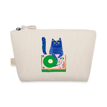 DJ Blue Cat sur une platine fantaisiste - Trousse biologique - nature - Devant