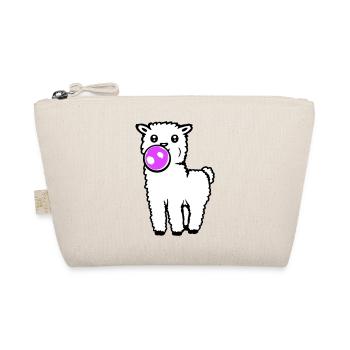 Lama Chewing-gum Debout Corps entier Devant mignon Cool - Trousse biologique - nature - Devant