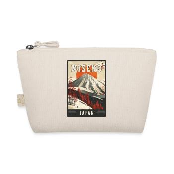 Paradis d’hiver à Niseko Japon Art de voyage vintage - Trousse biologique - nature - Devant