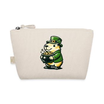 Capybara Lucky Leprechaun Gold Pot Gift Funny - Organic Pouch - nature - Front