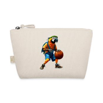 Parrot Basketball Bird - Organic Pouch - nature - Front