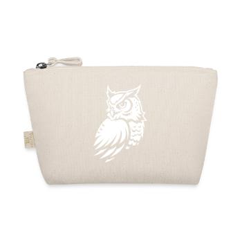 Hibou vigilant – Silhouette de tatouage - Trousse biologique - nature - Devant