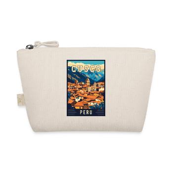 Experience Vibrant Cusco in Peru - Travel Art - Organic Pouch - nature - Front