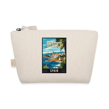Explore Vibrant Charm of Sitges in Spain - Organic Pouch - nature - Front