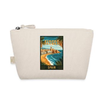 Discover Vibrant Charm of Sitges in Spain - Organic Pouch - nature - Front
