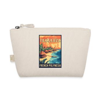 Experience Tropical Fakarava in French Polynesia - Organic Pouch - nature - Front