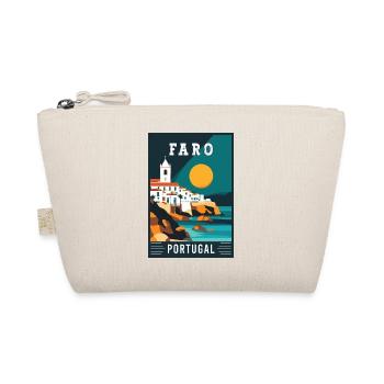 Experience Captivating Faro in Portugal - Organic Pouch - nature - Front