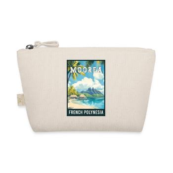 Experience Tropical Moorea in French Polynesia - Organic Pouch - nature - Front