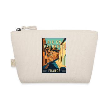 Discover Charming Aix-en-Provence in France - Organic Pouch - nature - Front