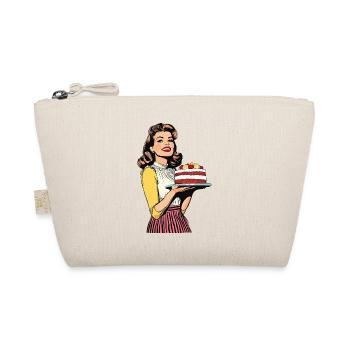 Baking Cake Baking Queen Baking Fairy Baker Pop Art - Organic Pouch - nature - Front