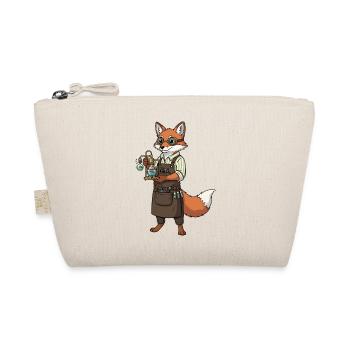 Fox Alchemist Steampunk Mad Scientist - Organic Pouch - nature - Front