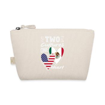 Mexico Pride & Home Mexican Mexico Flag - Organic Pouch - nature - Front
