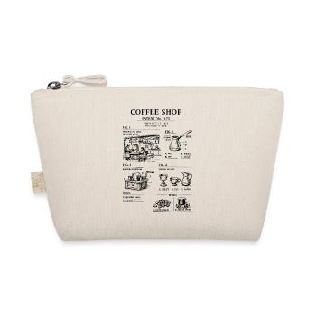 Plan de brevet pour un café vintage - Trousse biologique - nature - Devant