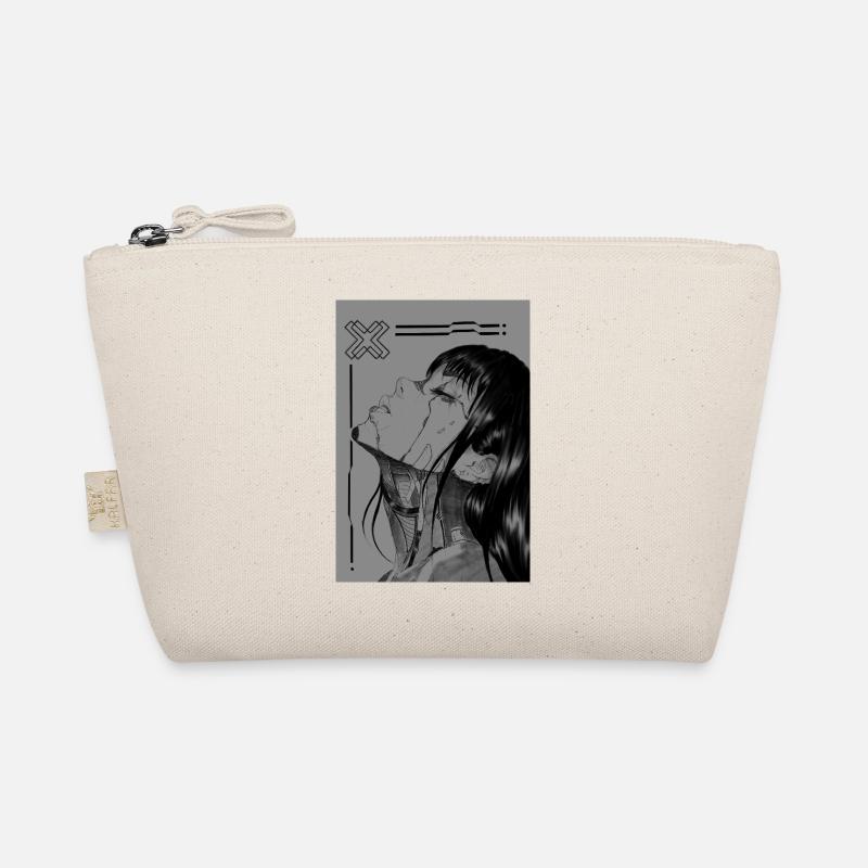 Mechanical dream in black and white Organic Pouch