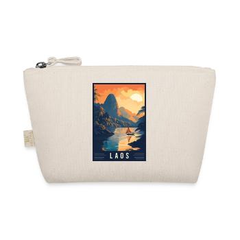 Experience Timeless Beauty of Laos - Organic Pouch - nature - Front