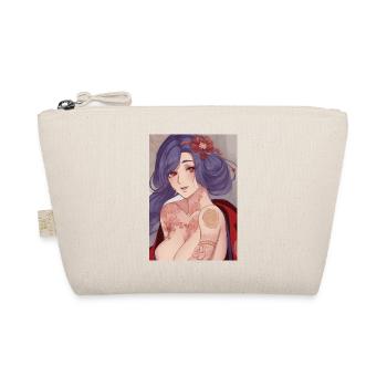 Geisha Bloom Tattooed  - Organic Pouch - nature - Front