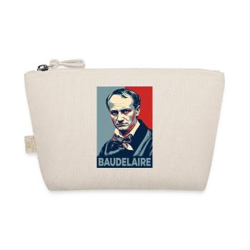 Baudelaire Pop Art Portrait - Organic Pouch - nature - Front