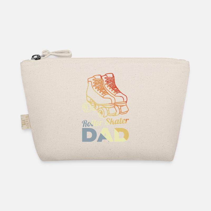Roller skate dad Organic Pouch