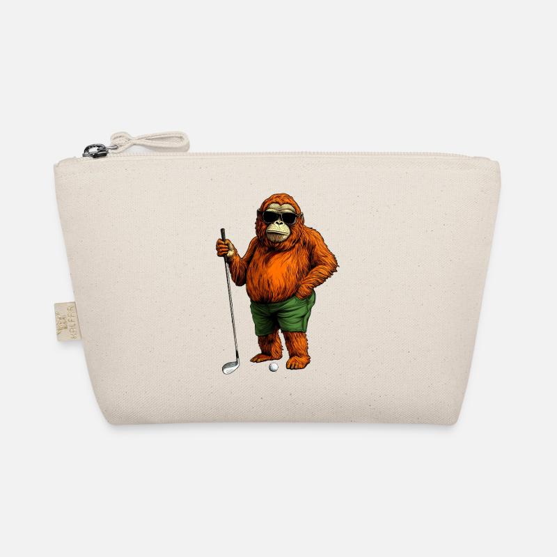 Affen Golf Bio-Täschchen