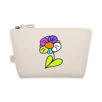 Fleurs rétro vintage des années 80 - Trousse biologique - nature - Devant