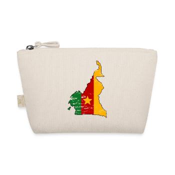 Cameroon Flag Map used - Organic Pouch - nature - Front