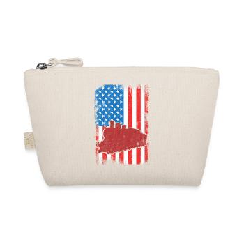 July 4 USA Railroad - Organic Pouch - nature - Front