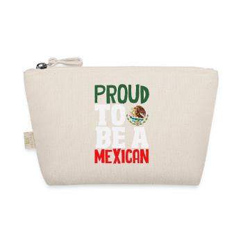 Mexico Pride & Home Mexican Mexico Flag - Organic Pouch - nature - Front