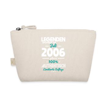 20. Geburtstag - Legenden wurden im Juli 2006 - Bio-Täschchen - Natur - Vorne