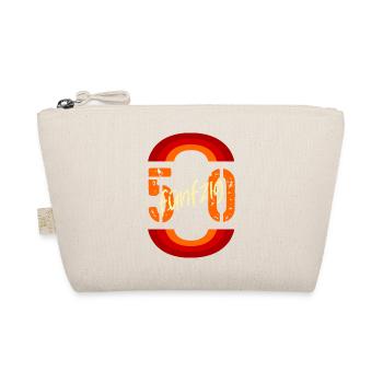 Retro 50 - Number Fifty - Organic Pouch - nature - Front