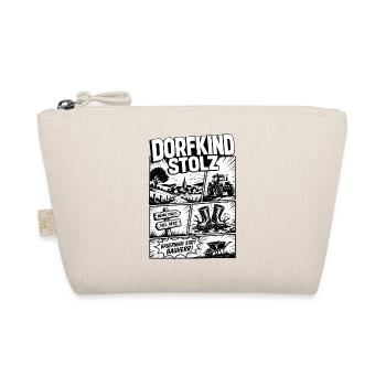 Dorfkind Stolz Landleben Comic Design - Bio-Täschchen - Natur - Vorne
