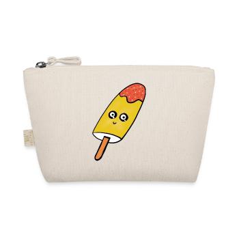 Kawaii  Eis Eiskrem Kinder lustig - Organic Pouch - nature - Front